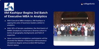 IIM Kashipur Begins 3rd Batch of Executive MBA in Analytics; Check Details Here